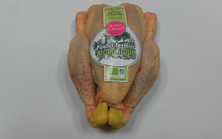 Poulet fermier biologique Vey environ 2 kg