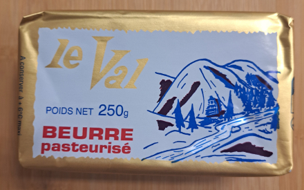 BEURRE LE VAL GERENTES  250 GR