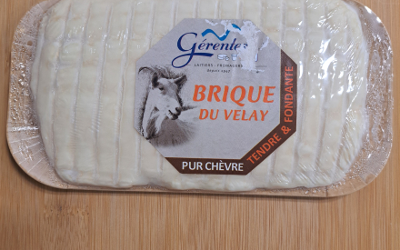 Brique du velay de chèvre Gérentes 150 gr