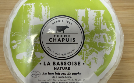 FROMAGE " LA BASSOISE NATURE " SANS ARTISOUS