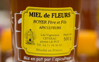 miel de fleurs sauvage 500 grs haute loire