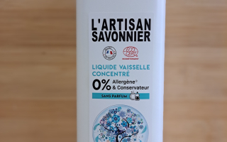 LIQUIDE VAISSELLE CONCENTRÉ 0%E 1L