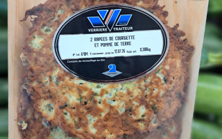 2 RAPÉES DE COURGETTE ET POMME DE TERRE 300gr