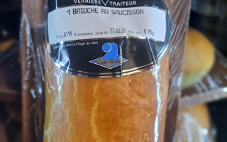 1 Saucisson brioché