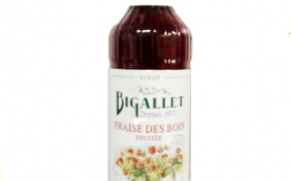 Sirop fraise des bois fruitée 1l