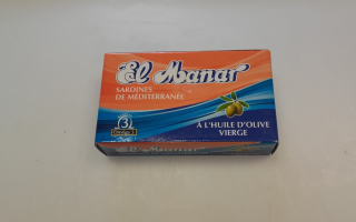 SARDINE A L HUILE tunisie 125grs