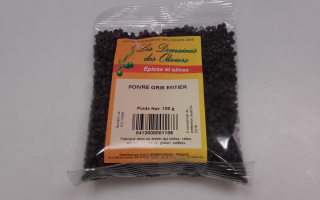 POIVRE GRIS ENTIER 100 gr