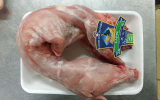 lapin frais eviscere 1.50 kg