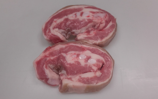 tendron veau de pays 2 tranches 350 grs
