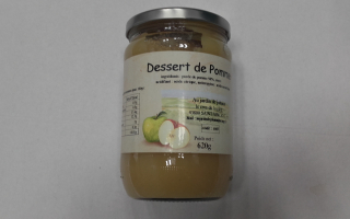 COMPOTE DESSERT DE POMME  nature 620 gr