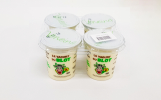 Yaourt du GAEC du rocher du "blot" aromatisé verveine x4 (500gr)