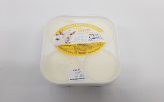 Faisselles x4 au lait de chèvre (400gr)