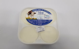 Faisselles x4 au lait de vache (450gr)
