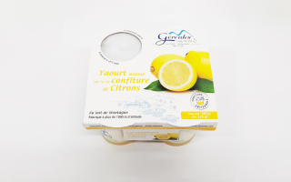 Yaourt sur lit citron x4 (4x125gr)