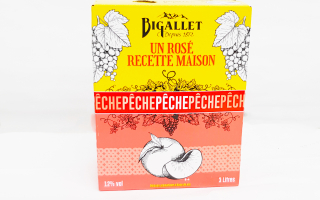 Cubi rosé pêche Bigallet(3l)