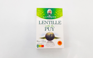 Lentilles verte du Puy AOP "la ponote (500gr)