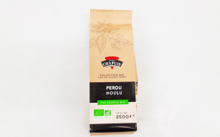 café moulu bio du Pérou café Chapuis (250gr)