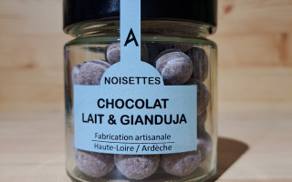 noisettes caramélisées chocolat au lait 100gr