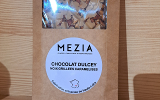 tablette chocolat dulcey noix grillées caramélisées 90grs