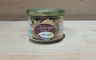 châtaignes grillées apéritifs 130gr bio