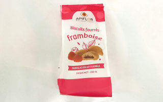 sable fourré framboises (150gr)