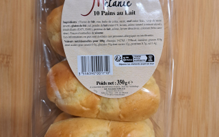 10 Pains au lait 350gr