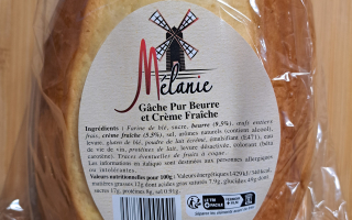 GÂCHE AU LEVAIN 500gr