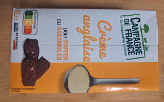 Crème anglaise 1 litre