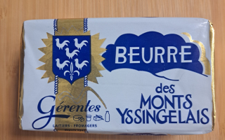 Beurre des Monts Yssingelais 250 Gr Gérentes