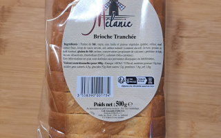 BRIOCHE TRANCHÉE 500 GR