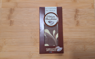 TABLETTE LAIT CARAMEL 33% MARBRE BLANC 100G