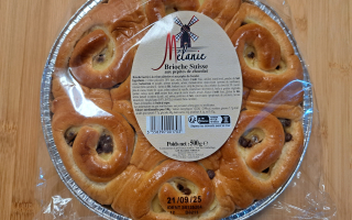 Brioche suisse  Pépites choco 500gr