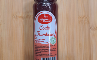 COULIS DE FRAMBOISE 160 GR