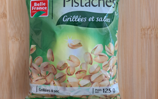 PISTACHES GRILLEES ET SALEES 125GR