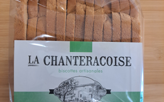 BISCOTTES " LA CHANTERACOISE " SANS SEL 370GR