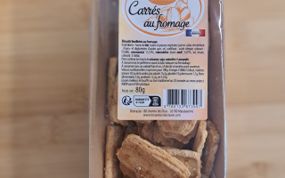 CARRES AU FROMAGE 80GR