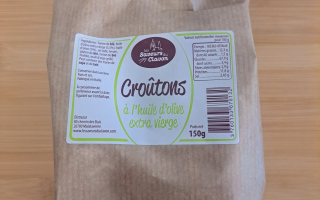 CROÛTONS HUILE D'OLIVE 150GR