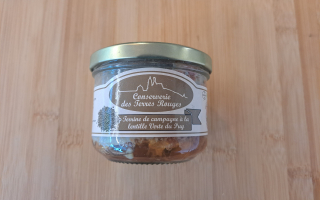 TERRINE DE CAMPAGNE  LENTILLE VERTE DU PUY 180GR