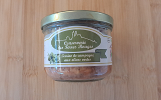 TERRINE DE CAMPAGNE AUX OLIVES VERTES 180GR
