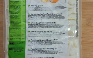 GRATIN DAUPHINOIS RACLETTE 2KG