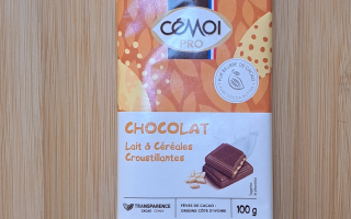 CHOCOLAT LAIT 30% ET RIZ  CEMOI 100 GR