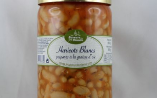Haricots blanc à la tomate cuisinés à la graisse d'oie (720ml)