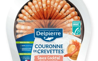 COURONNE DE QUEUES DE CREVETTES COCKTAIL 130GR