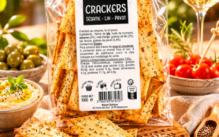 CRACKERS SESAME LIN PAVOT 150GR