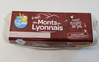 Oeufs moyen x12 (élevage au sol sans OGM ni antibiotiques)