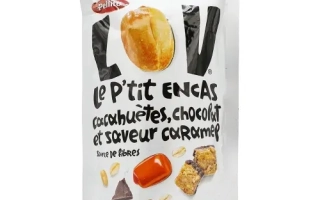 CHOCOLAT CACAHUÈTE SAVEUR CARAMEL SACHET 70G LOV