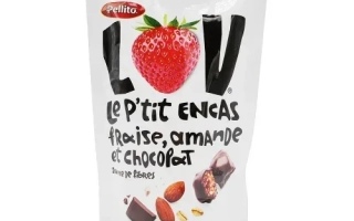 CHOCOLAT FRAISE AMANDE SACHET 70G LOV