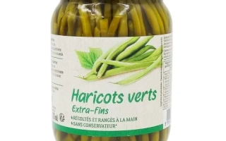 HARICOTS VERTS  EXTRA FINS BOCAL  660G