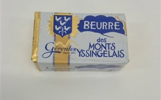 Beurre des Monts Yssingelais plaquette de 250 Gr