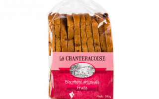 biscottes traditions chanteracoise aux fruits secs (300gr)